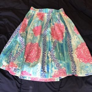 Hello Molly multi colored skirt